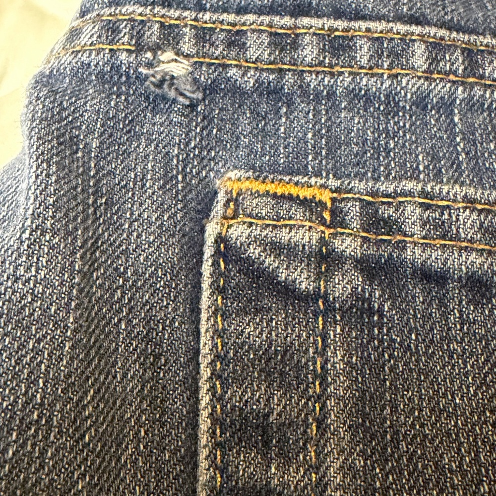 Carhartt Dark Blue Denim Jeans 38x32 - Picture 6 of 8
